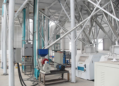 100TPD corn flour milling line in Nigeria