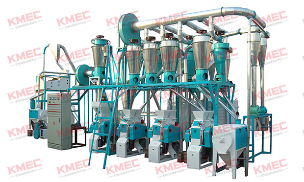 20tpd small wheat flour milling line