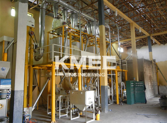 40tpd medium wheat flour milling plant