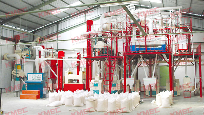 50TPD maize/corn flour milling 

plant