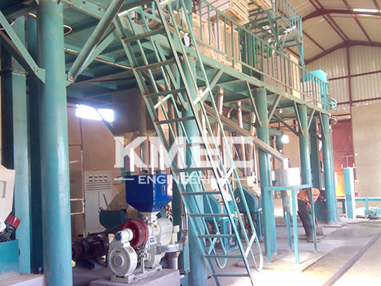 50tpd medium maize flour milling plant