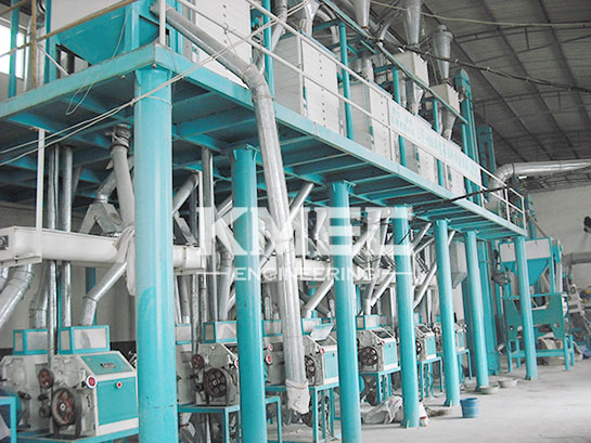 60tpd medium wheat flour milling plant