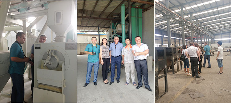 Ukraine 

customer visit for corn flour and grits mill