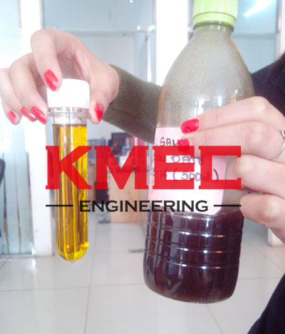 crude fish oil and refined oil