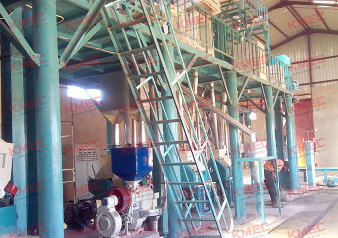 50tpd maize flour mill workshop