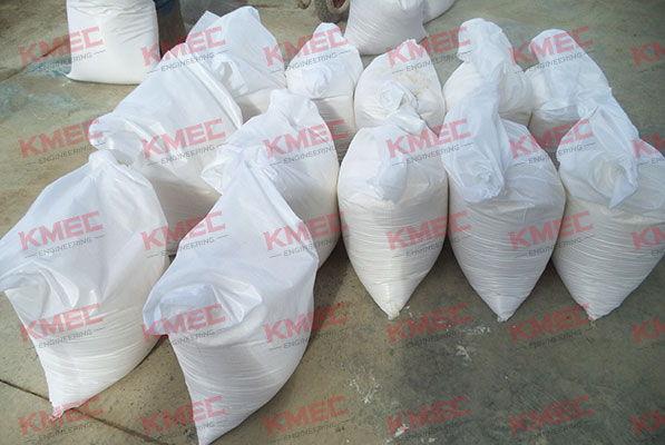 packed wheat flour by auto packing machine