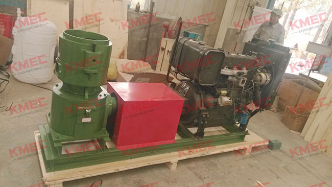 pellet press with generator