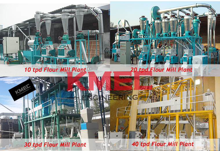 c10-40TPD small flour mill plant