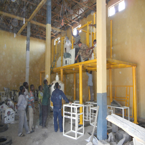 flour mill installation