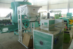 packaging machine for wood pellets