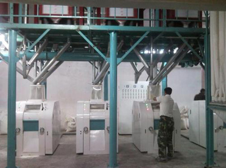 maize flour mill installation