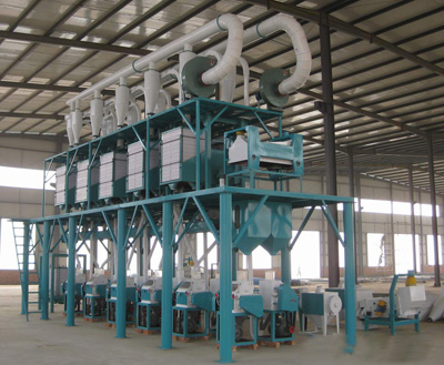 15T-200T/D maize flour milling machine system