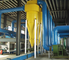 workshop of oil pre-treatment