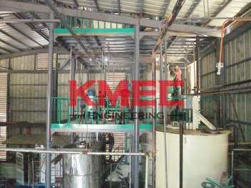 semi-continuous coconut oil refining line