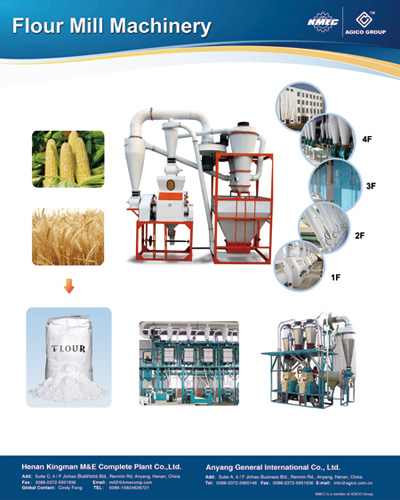 wheat and corn flour mill machinery