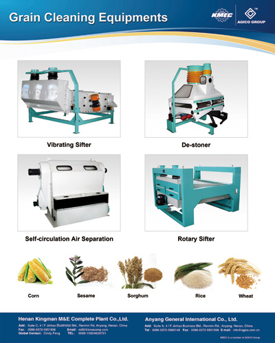 grain cleaning equipments